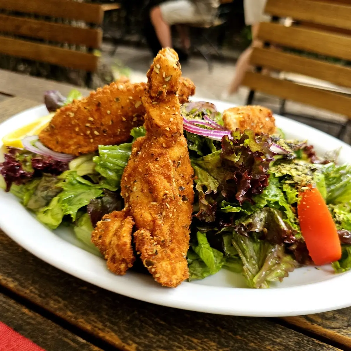 Backhendlsalat