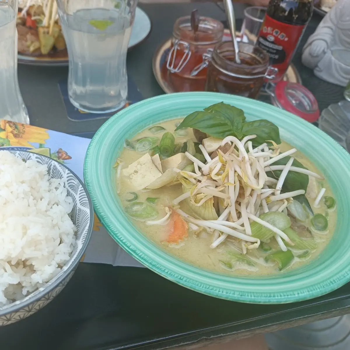 Grünes Curry Mit Tofu