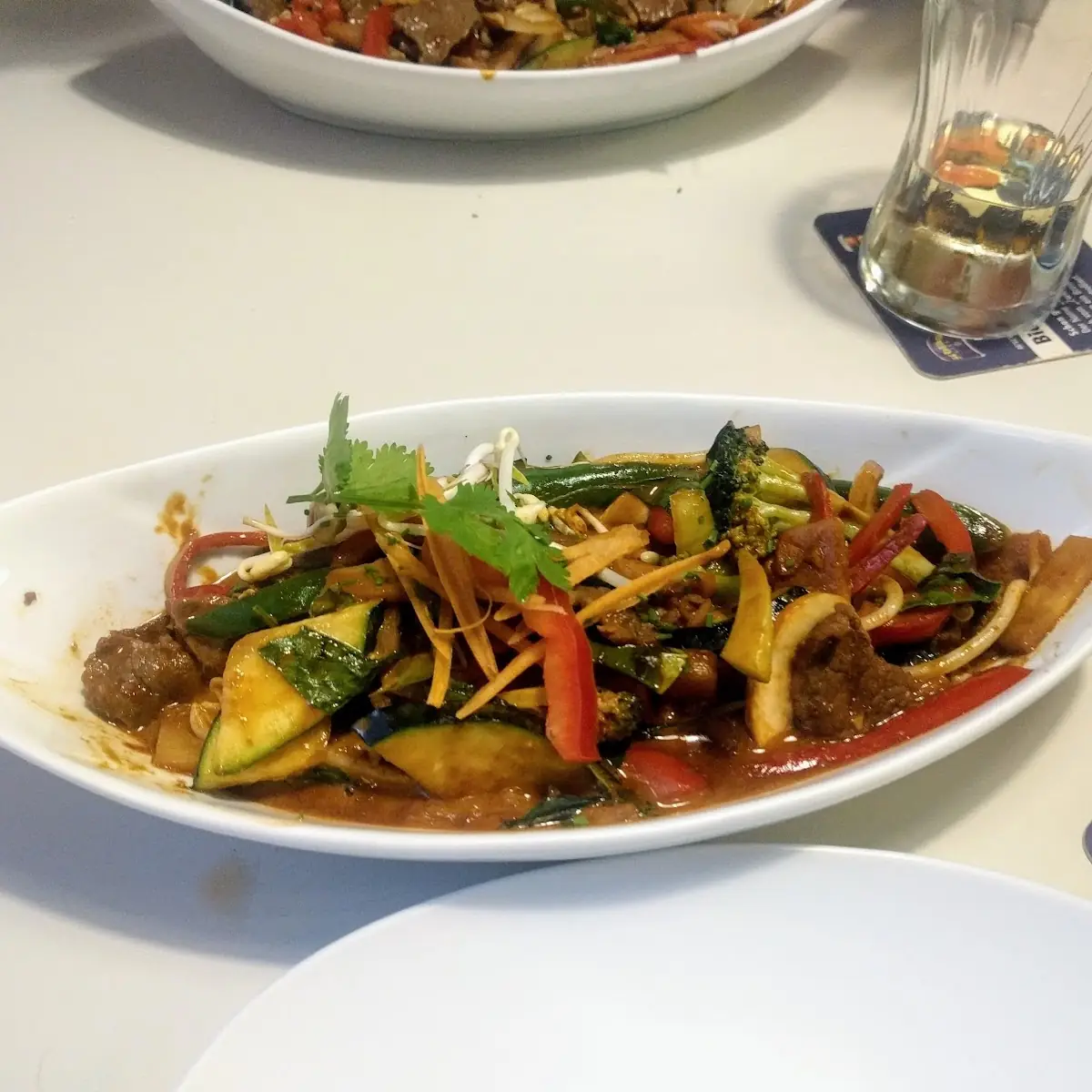 Rotes Curry Mit Rind