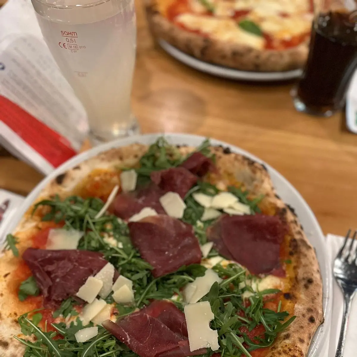 Pizza Margherita Bresaola