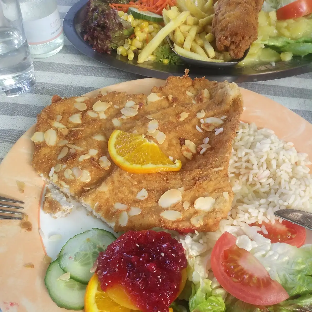 Pute In Mandelpanier Köstlich Und Eine Megaportion