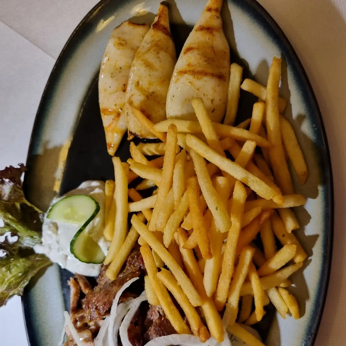 Gyros Mit Kalamari
