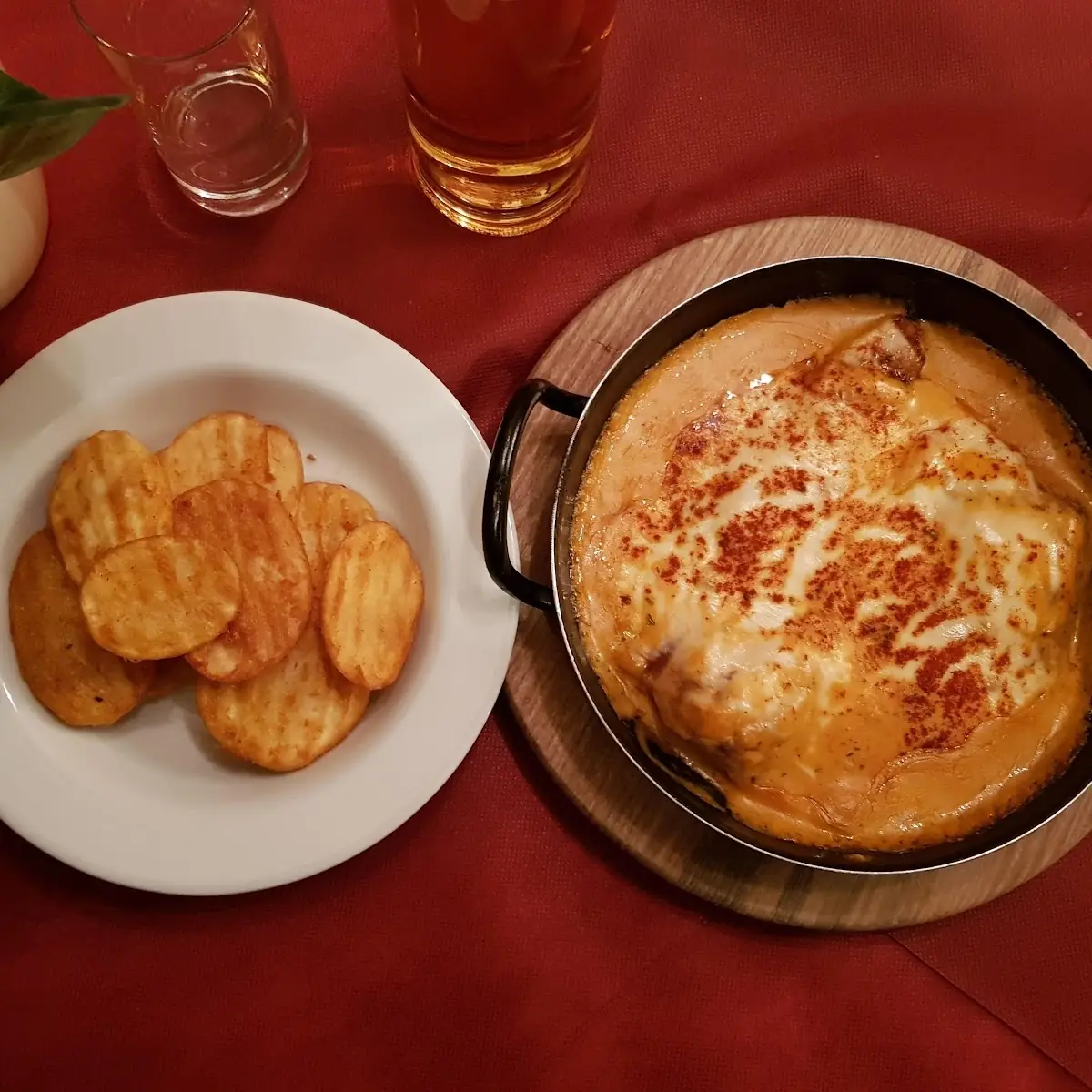 Schweinemedaillons In Metaxarahmsauce