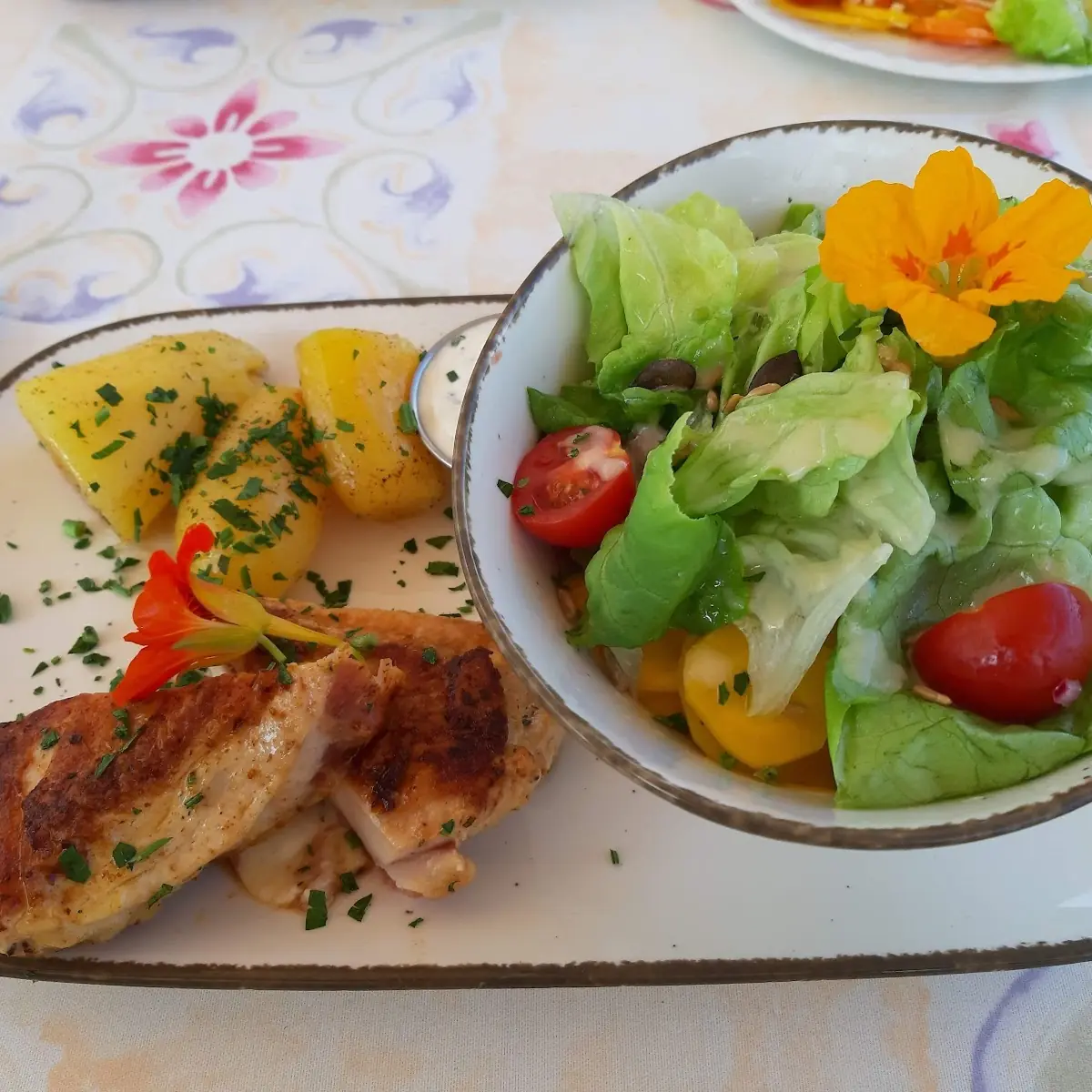 Gefülltes Hähnchenbrust