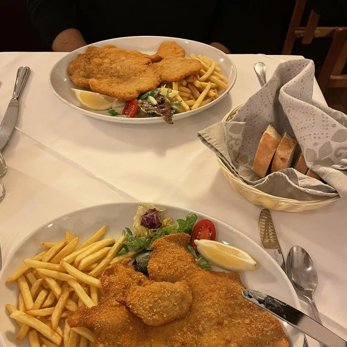 Schnitzel With Potato Salad