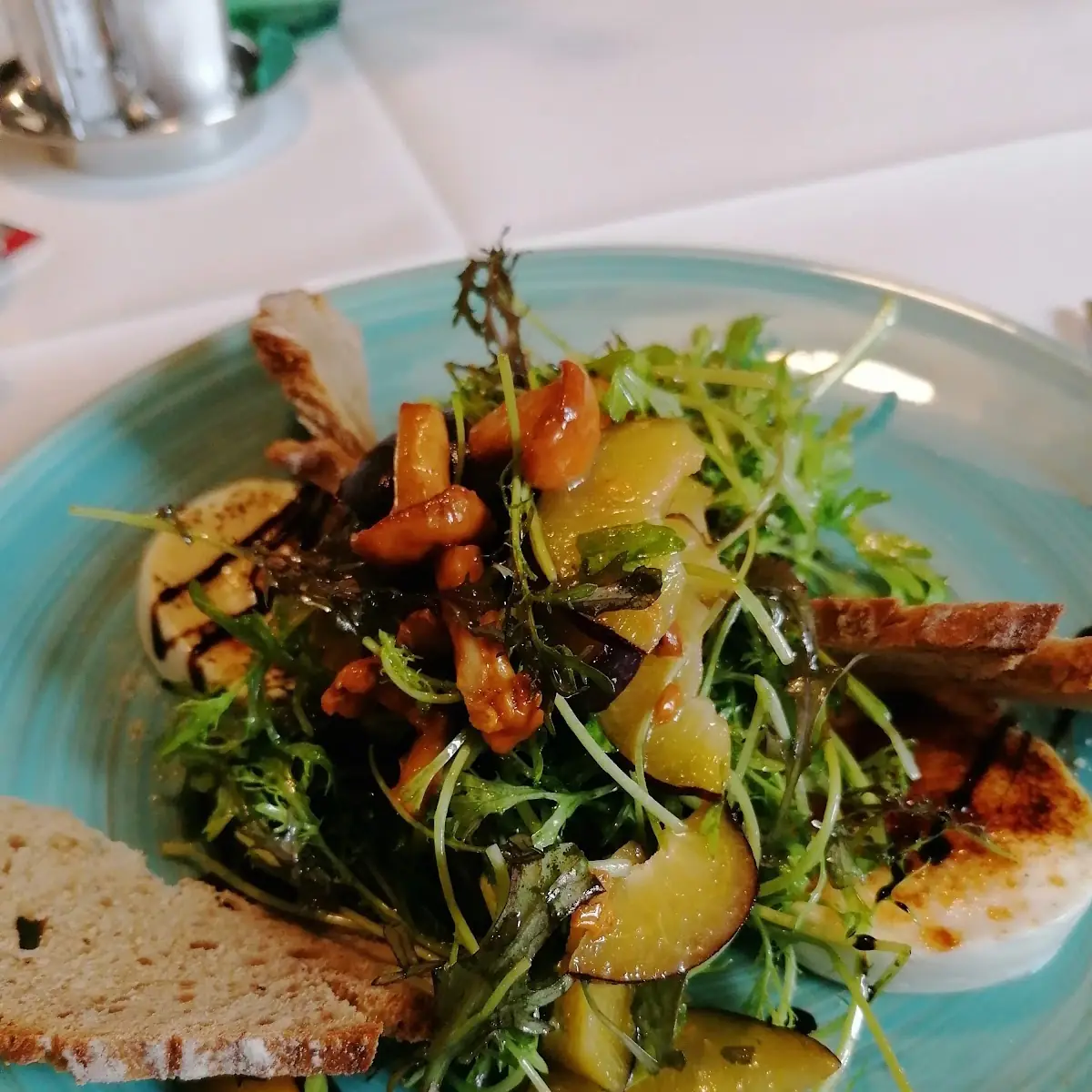Herbstsalat Mit Ziegenkäse