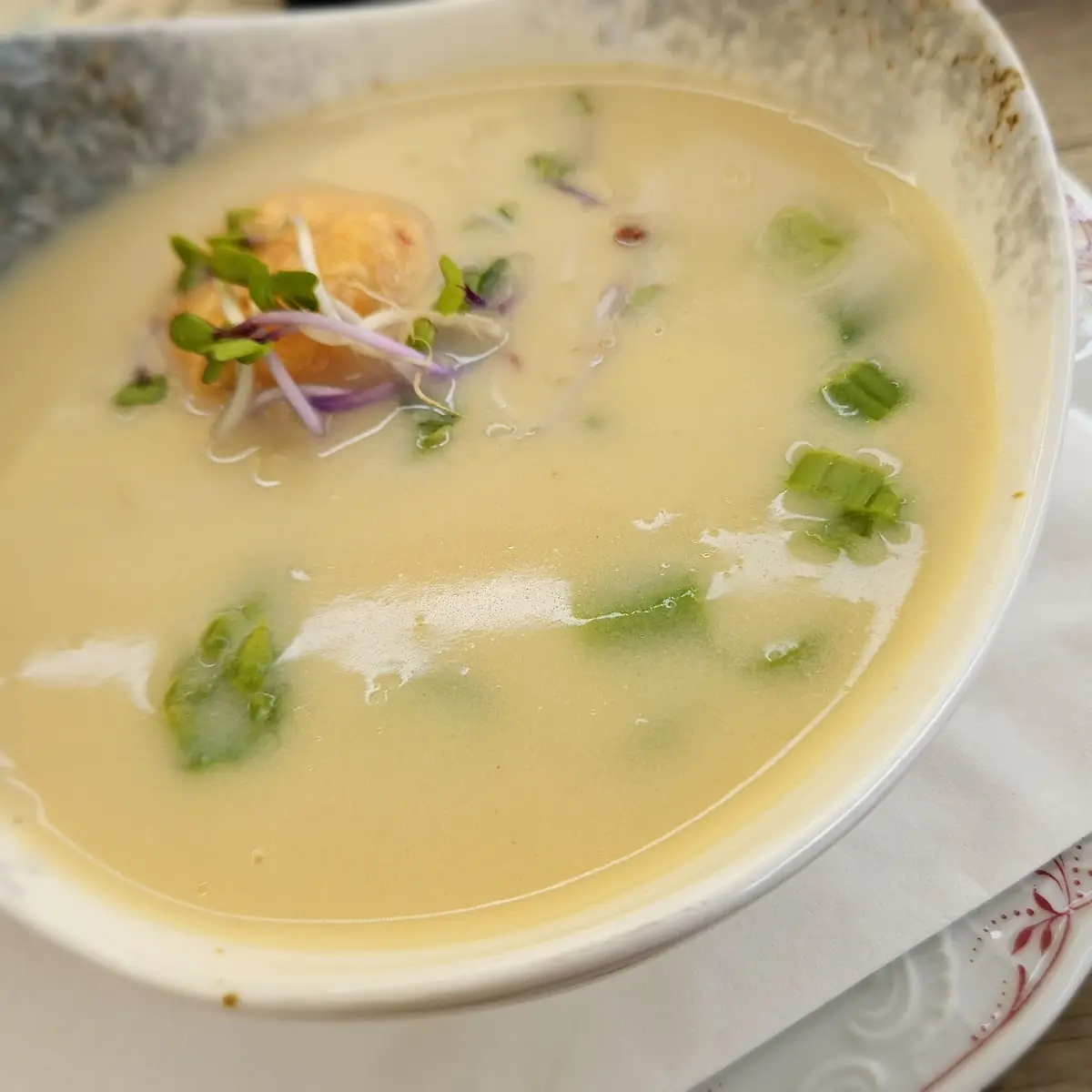 Spargelcremesuppe