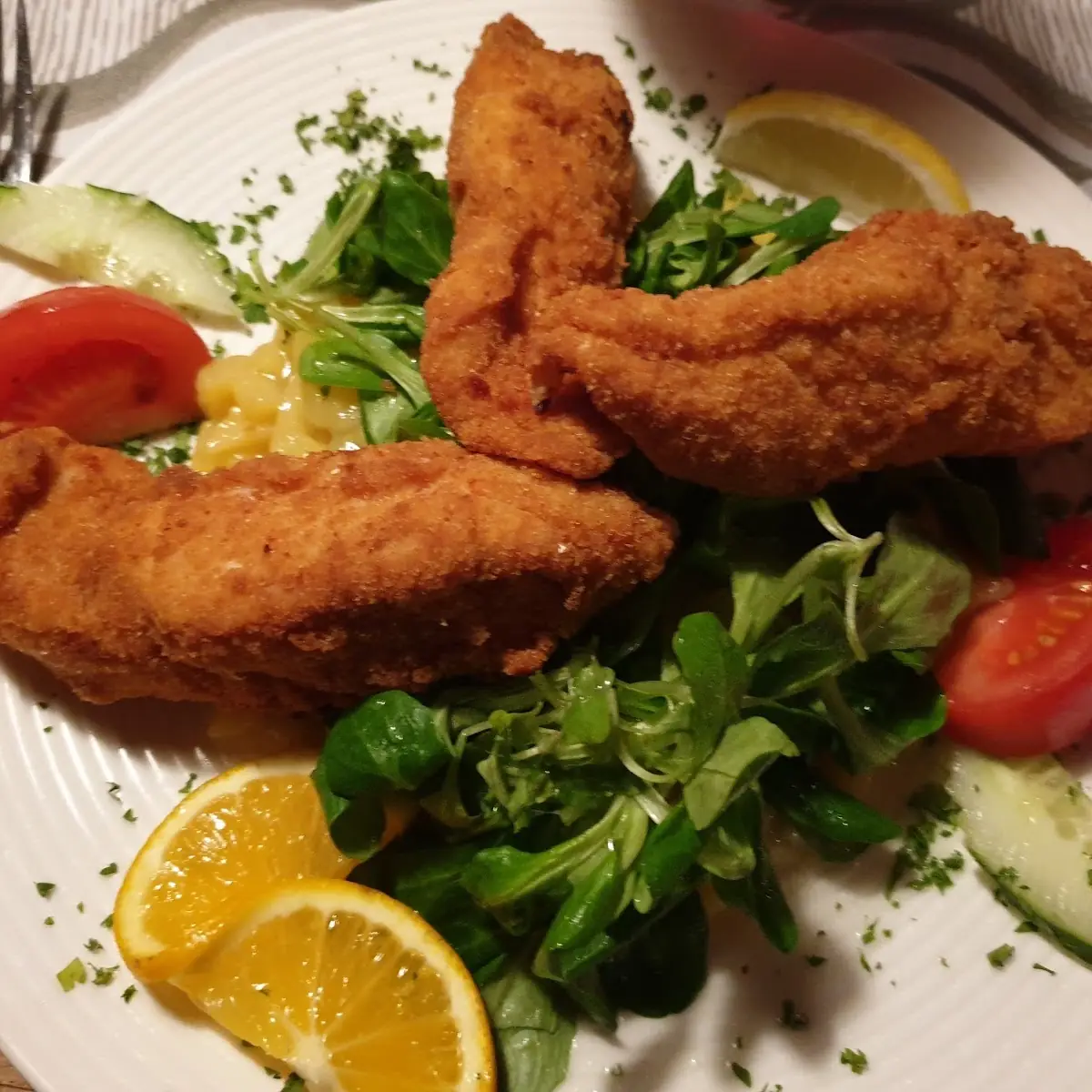Backhendlsalat