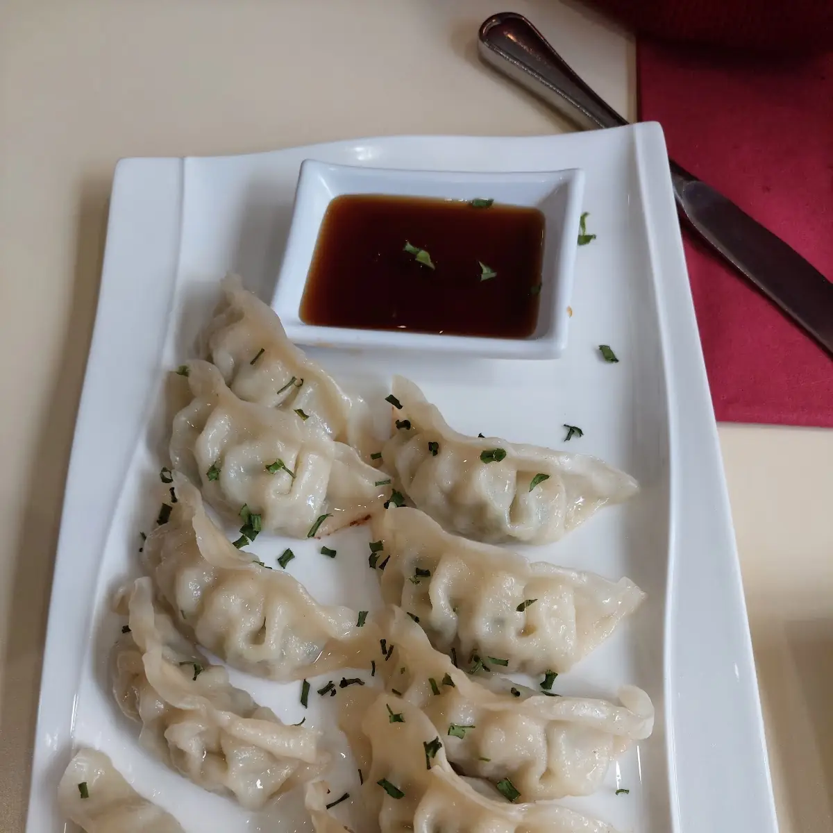 Gyoza Mit Knoblauch Sauce