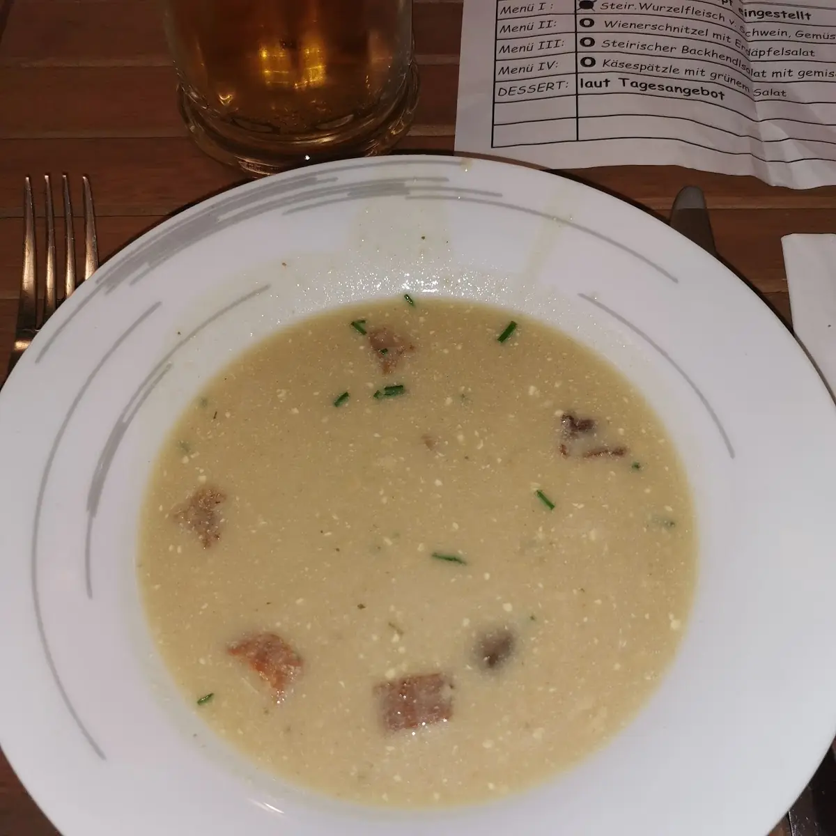 Spagelcremesuppe