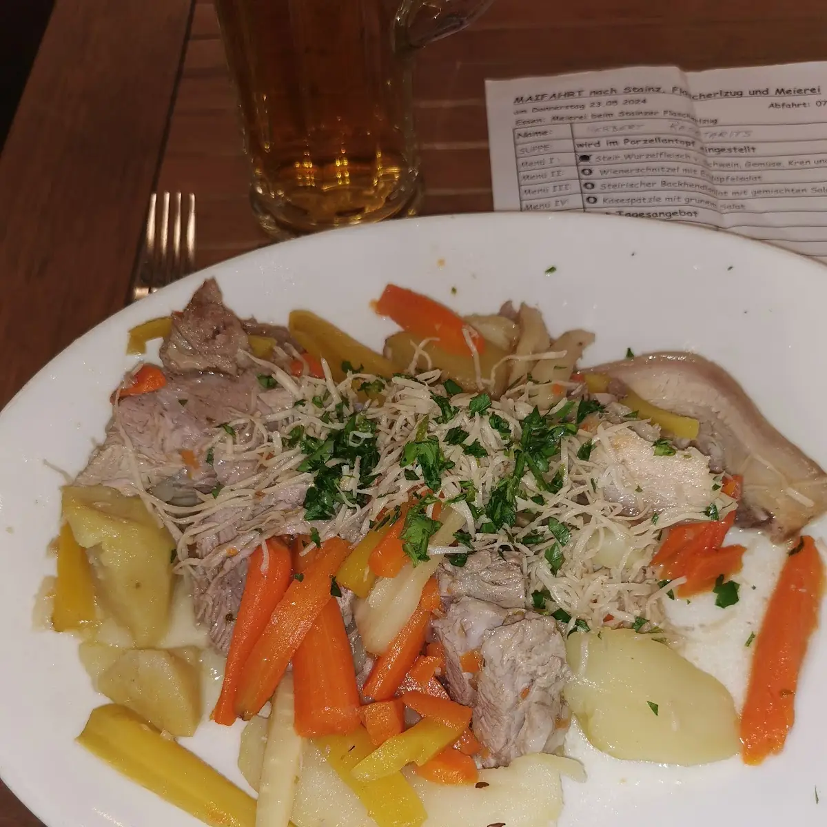 Steirisches Wurzelfleisch