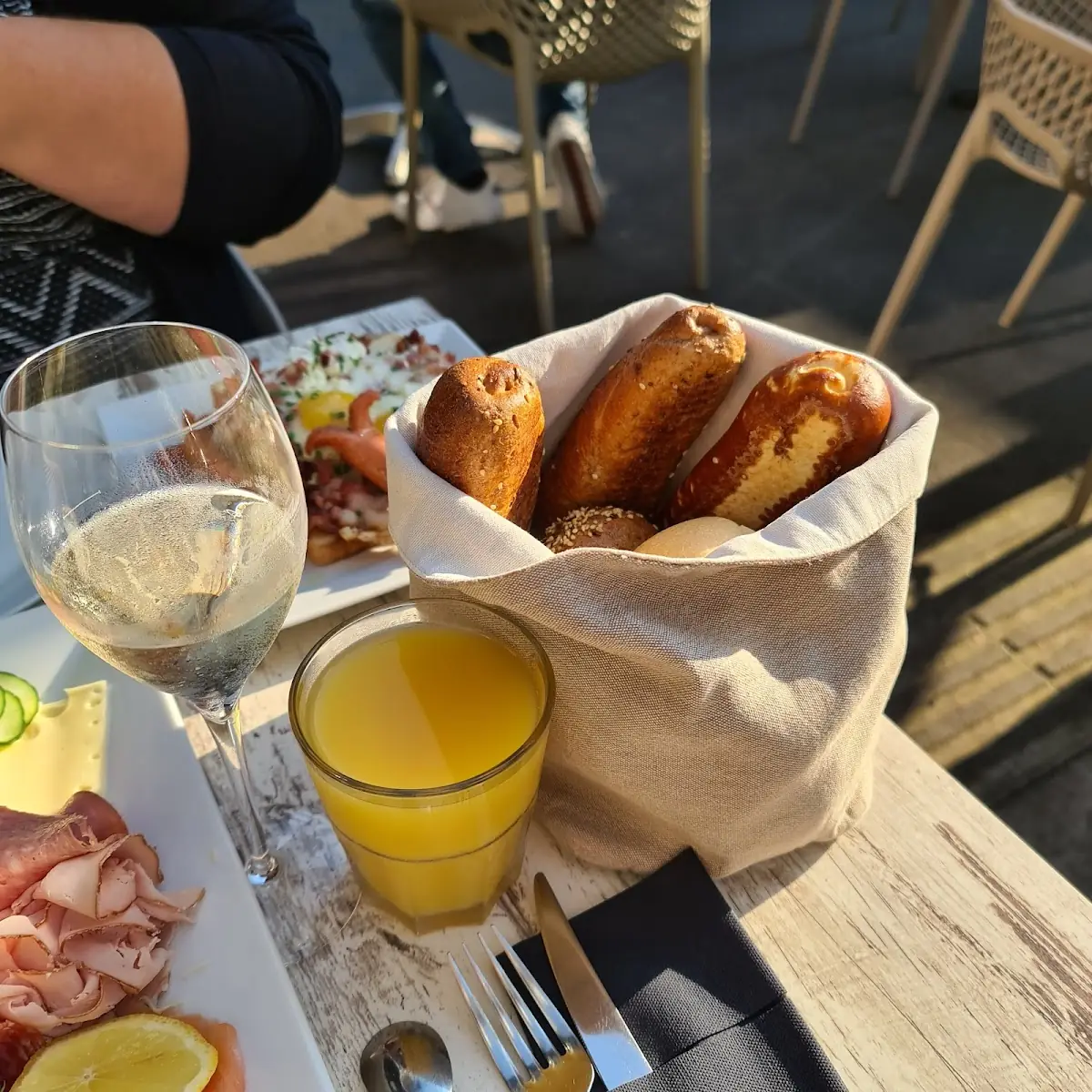 Frühstück Canapé