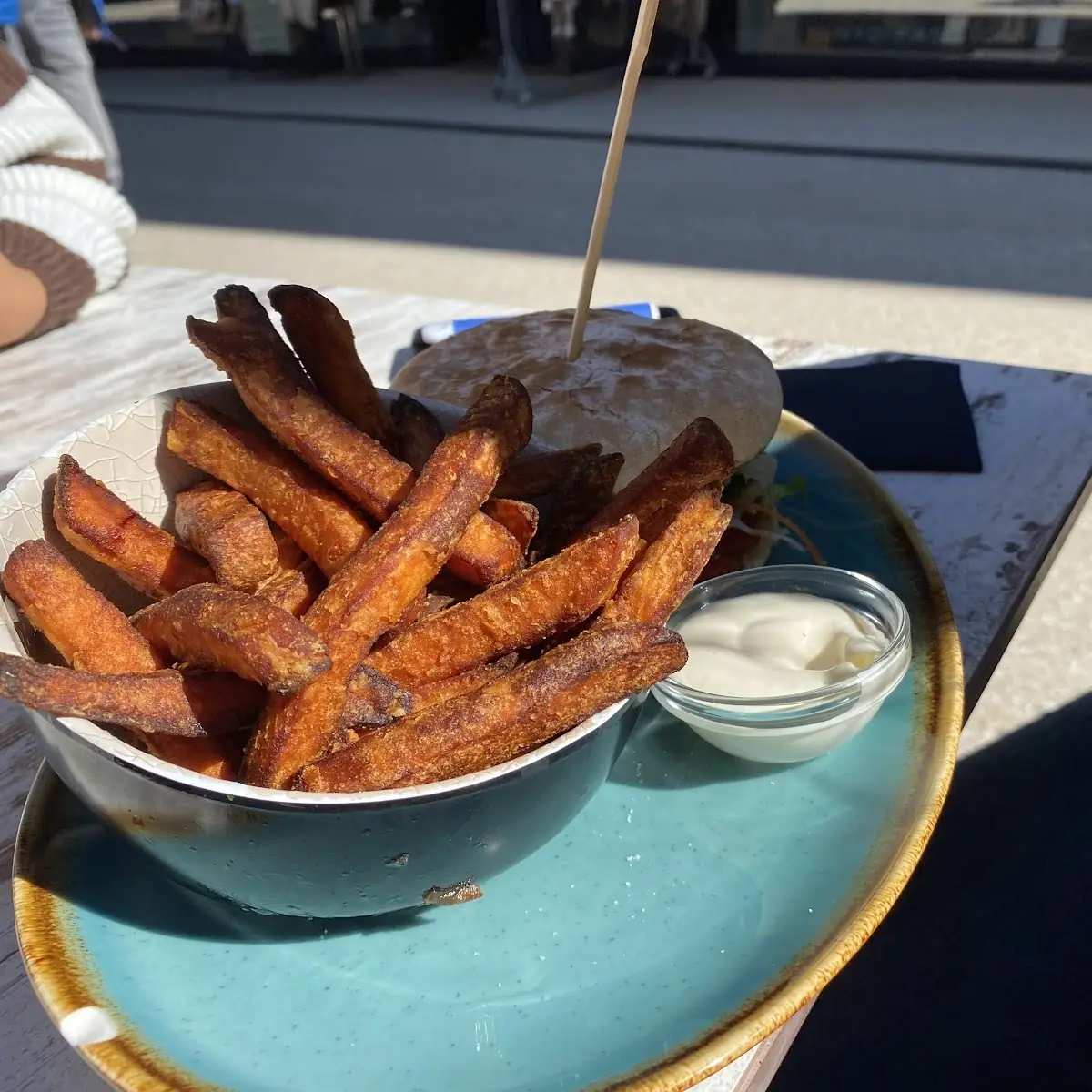 Süsskartoffelpommes