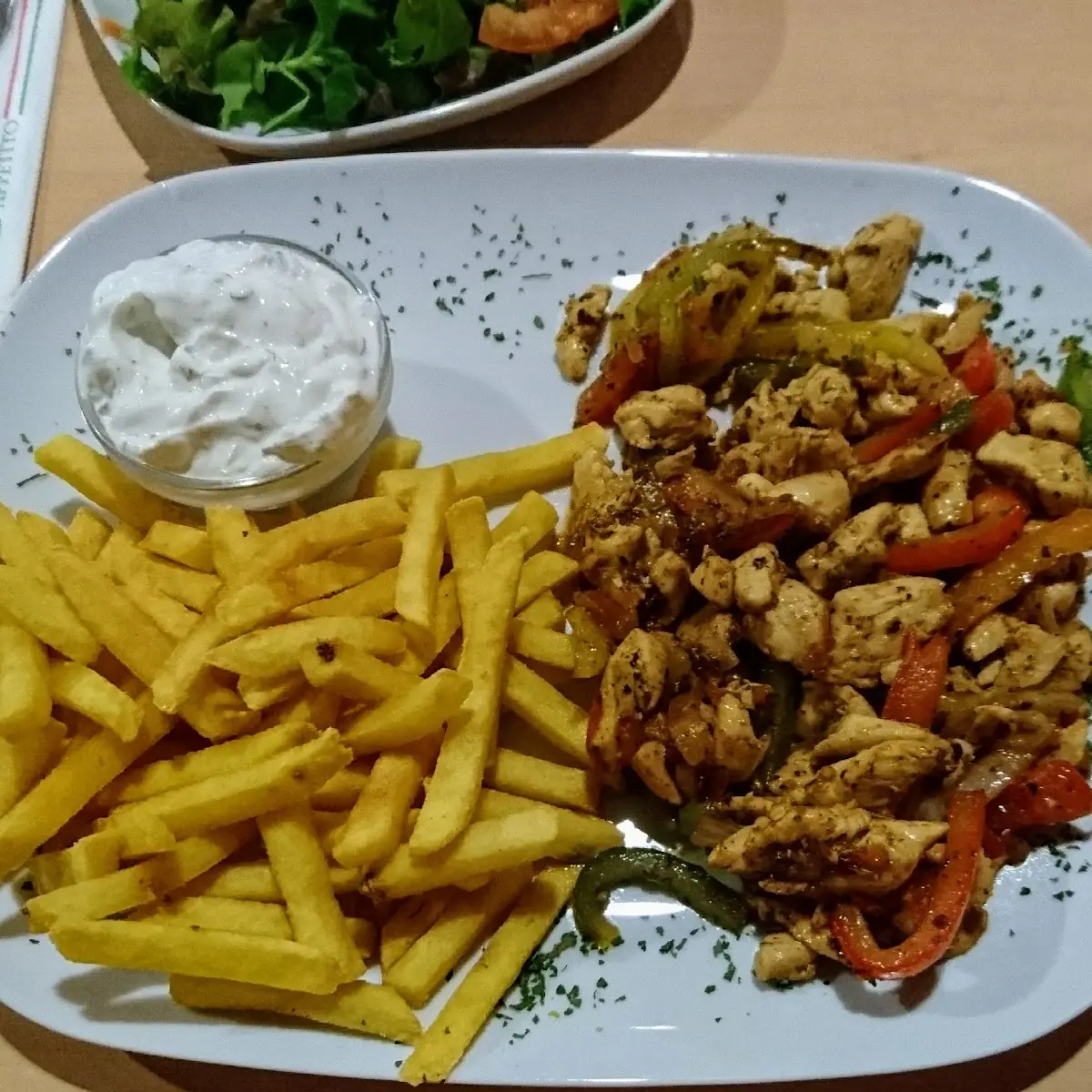 Gyros Mit Pommes Frites