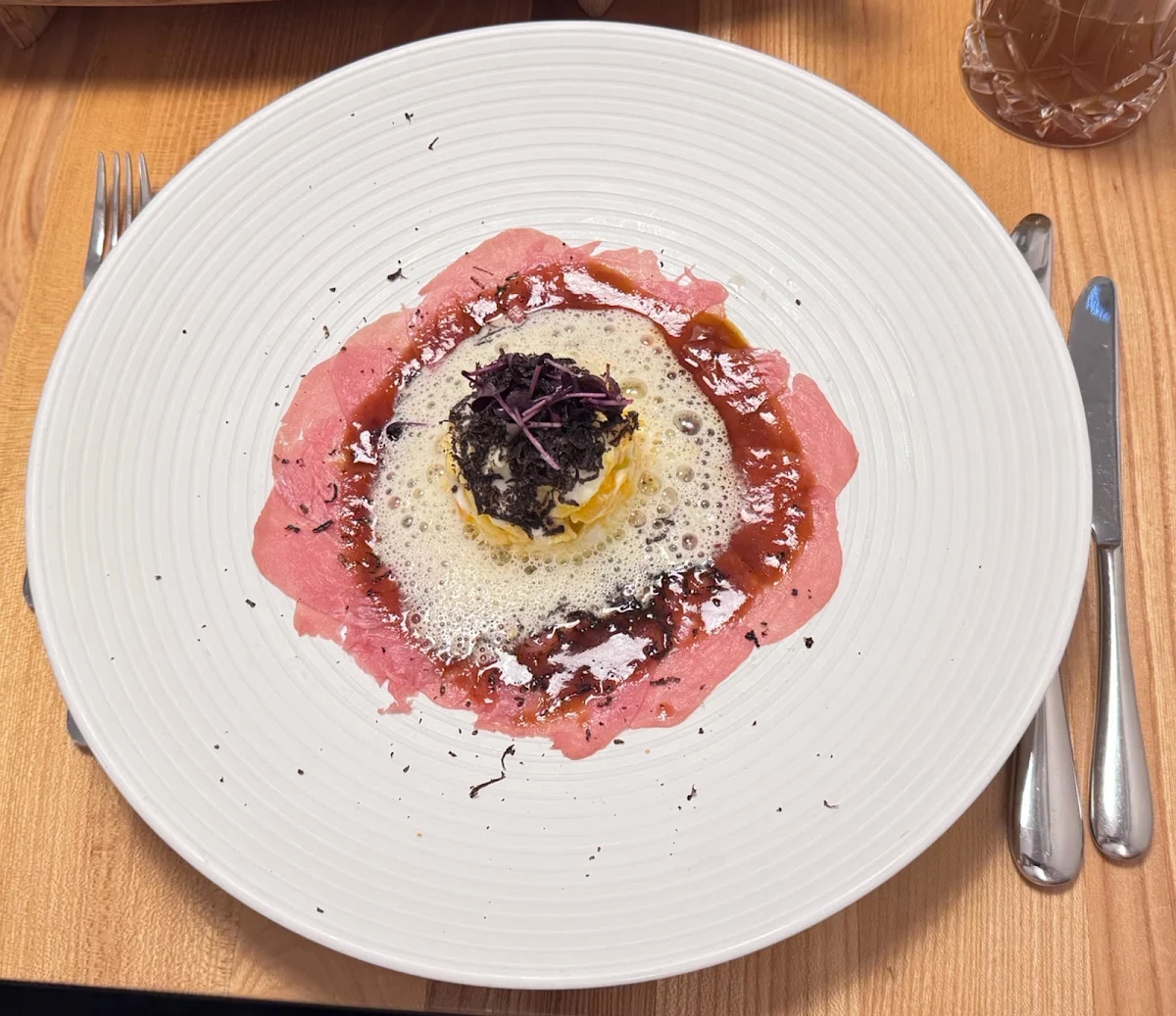 Kalbscarpaccio Mit Trüffel