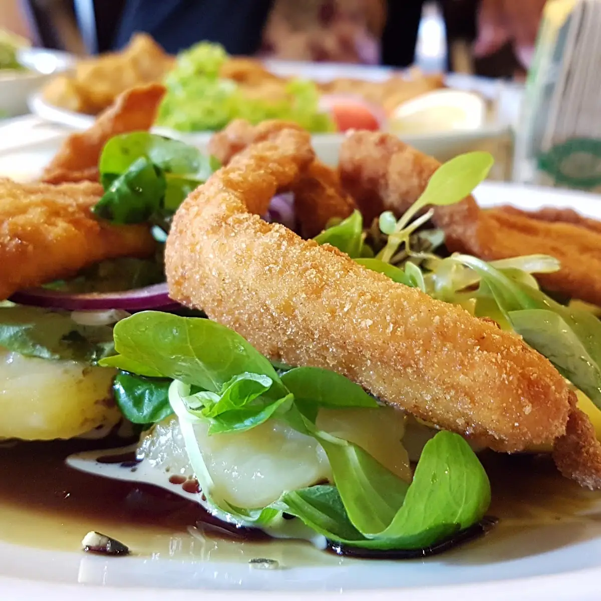 Backhendlsalat