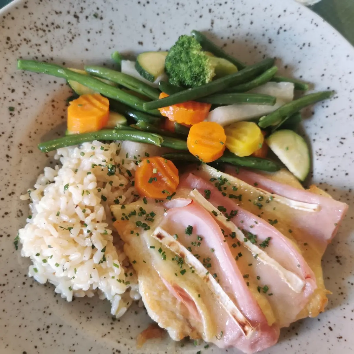 Hühnerfilet Mit Camembert Und Schinken Überbacken