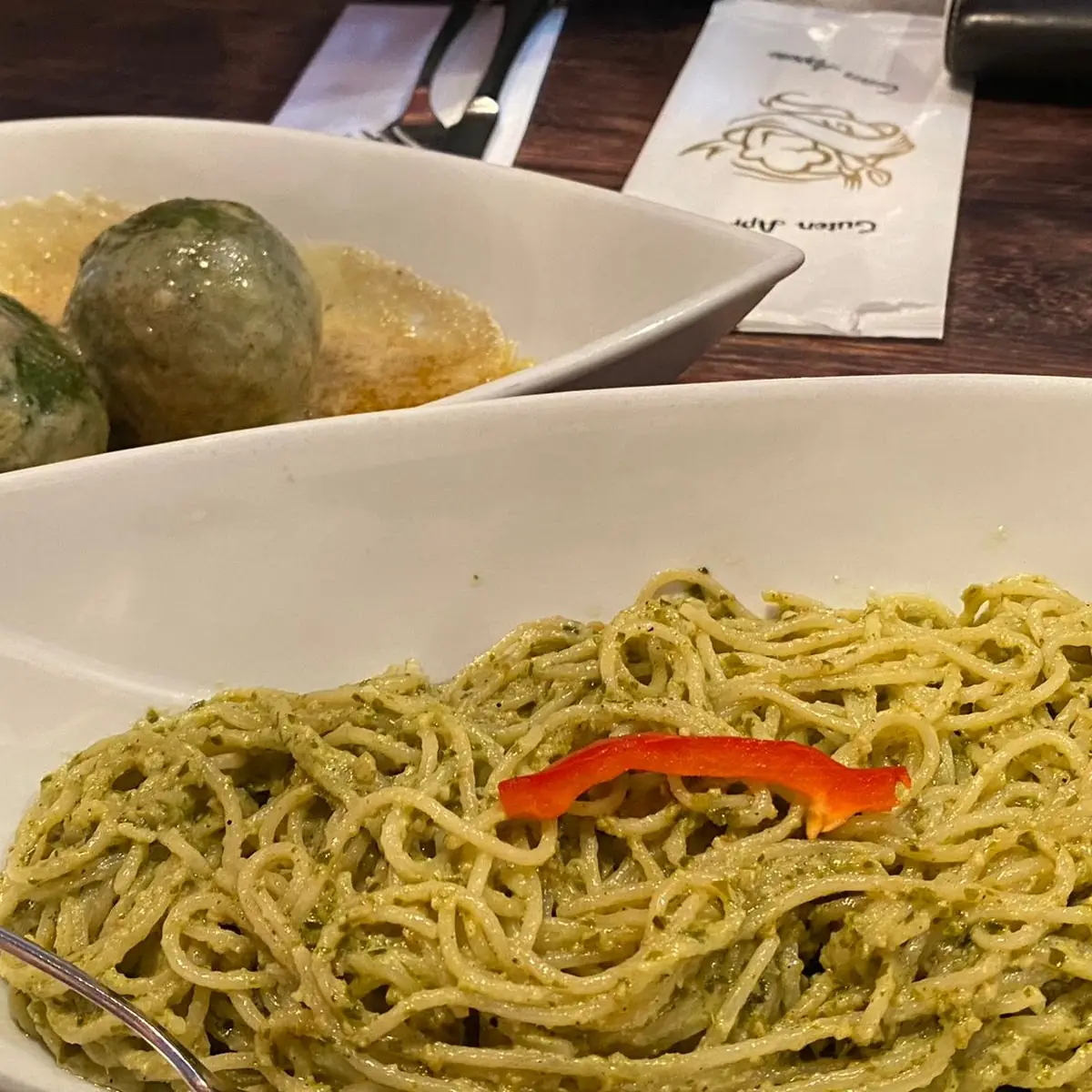 Spaghetti Al Pesto Genovese