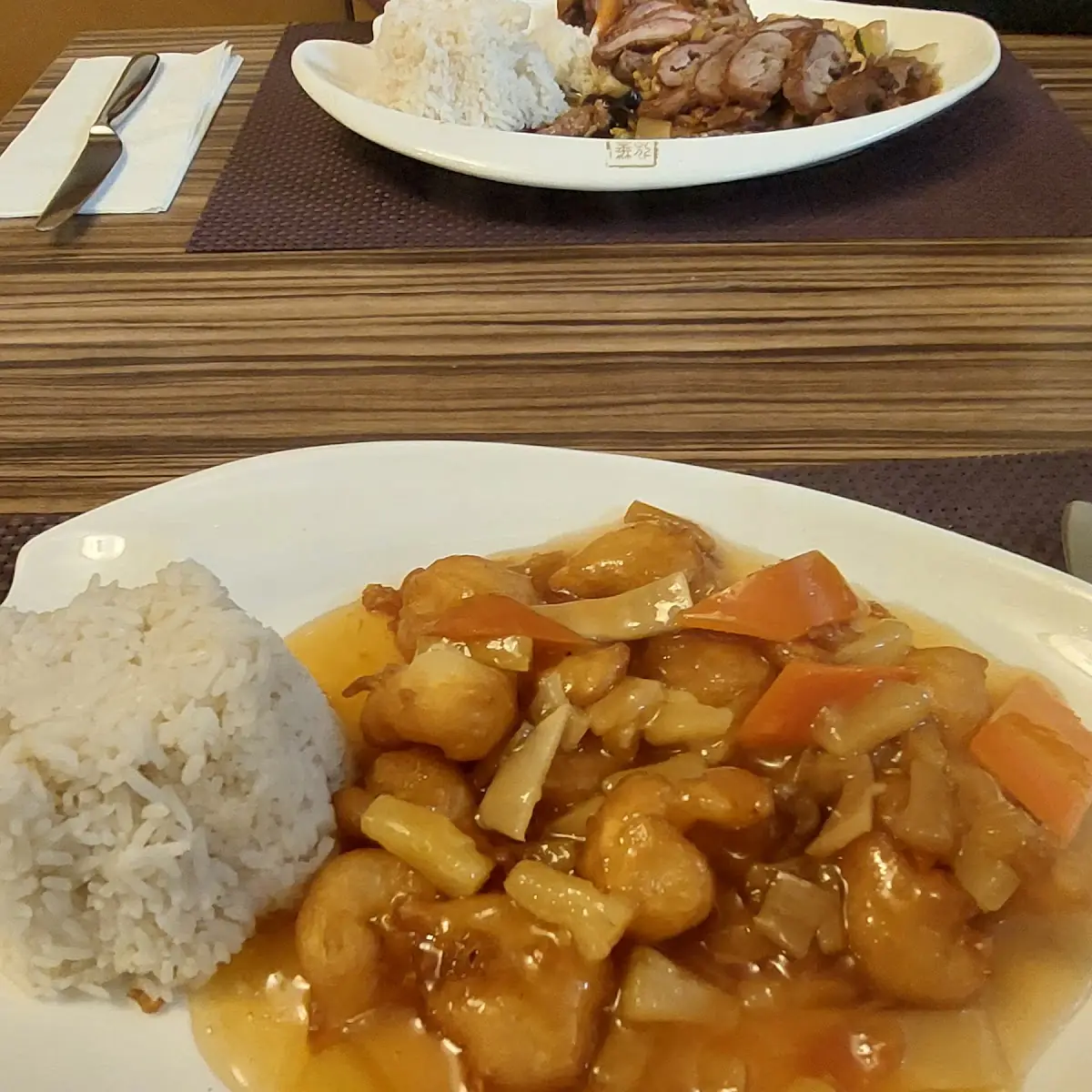 Geb Shrimps Süß Sauer