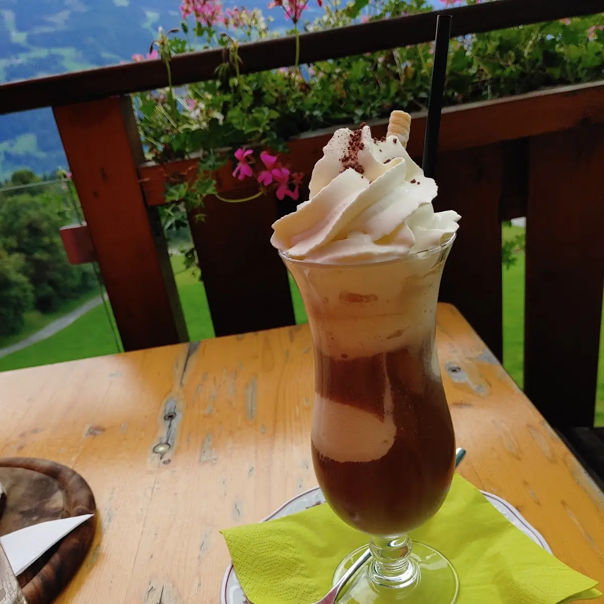 Eiskaffee Mit Sahne