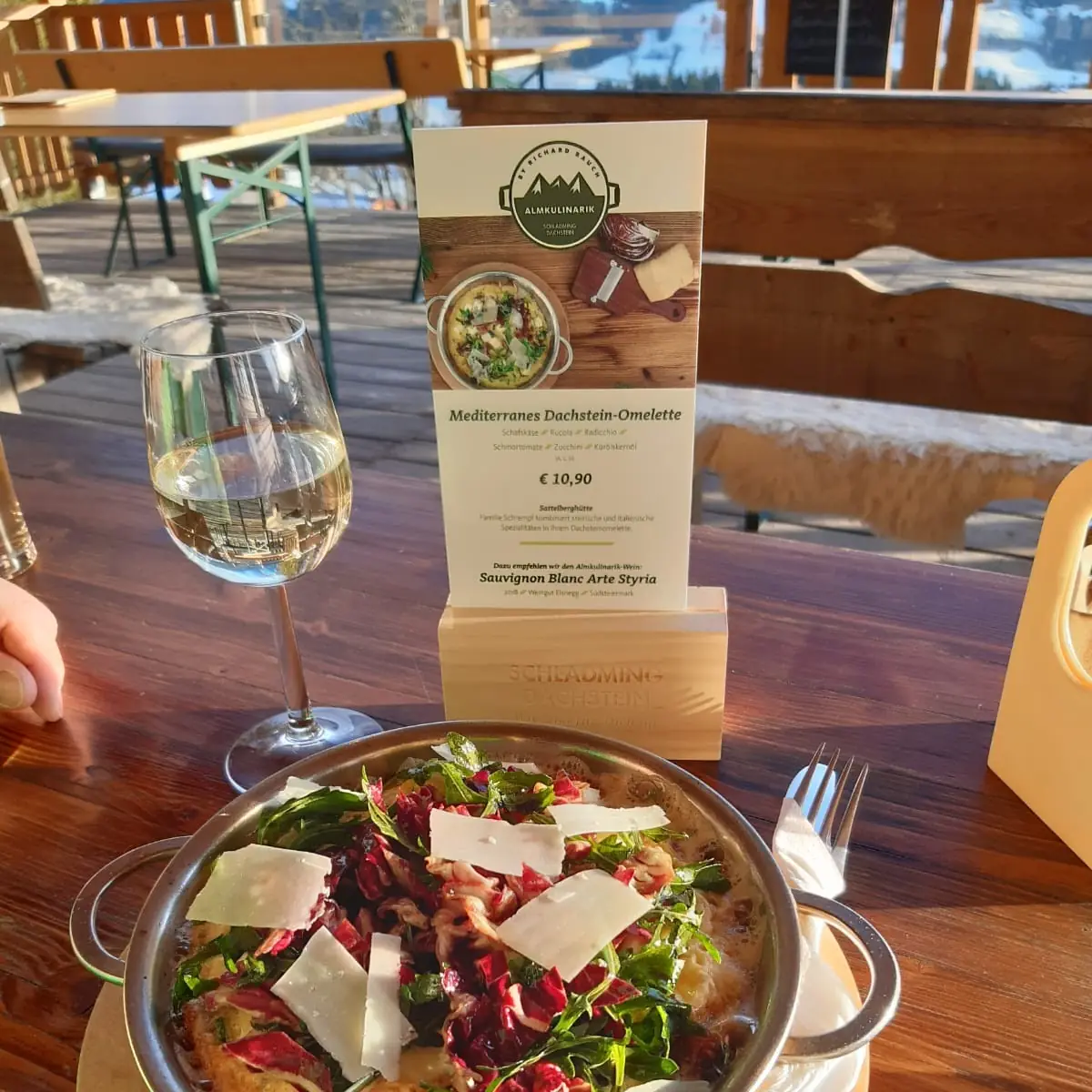 Mediterranes Dachstein-omelette