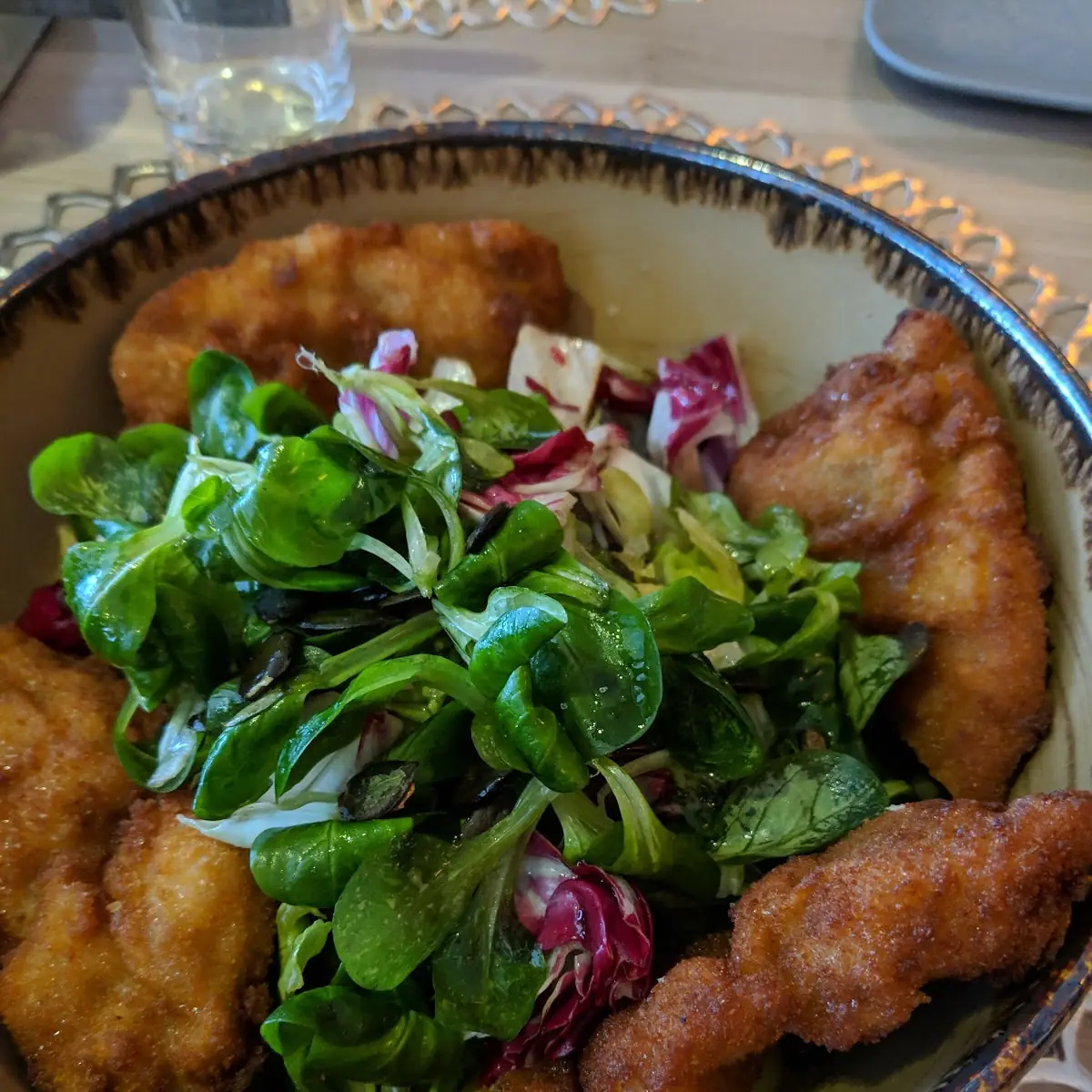 Backhendl Salat