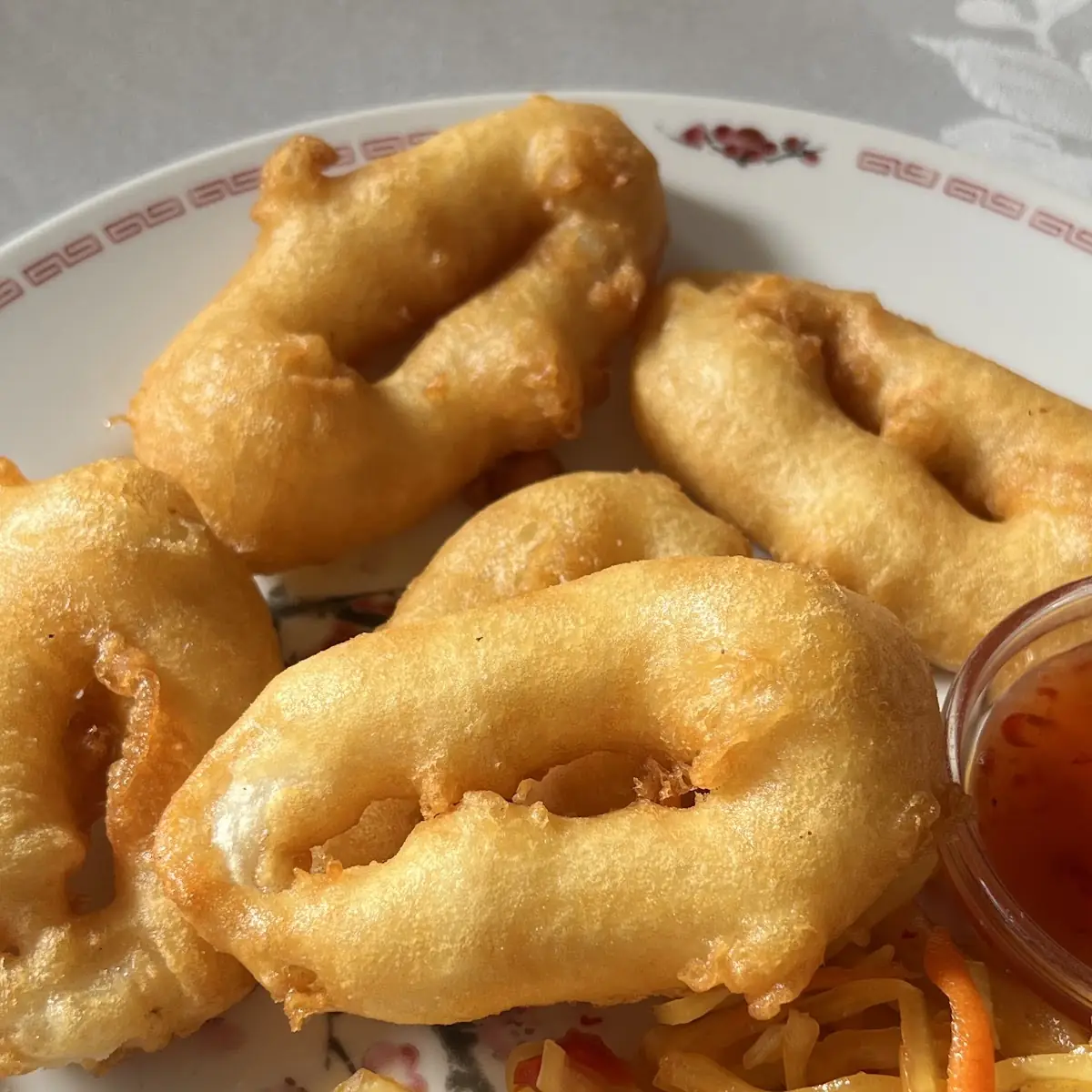 Gebackener Tintenfisch