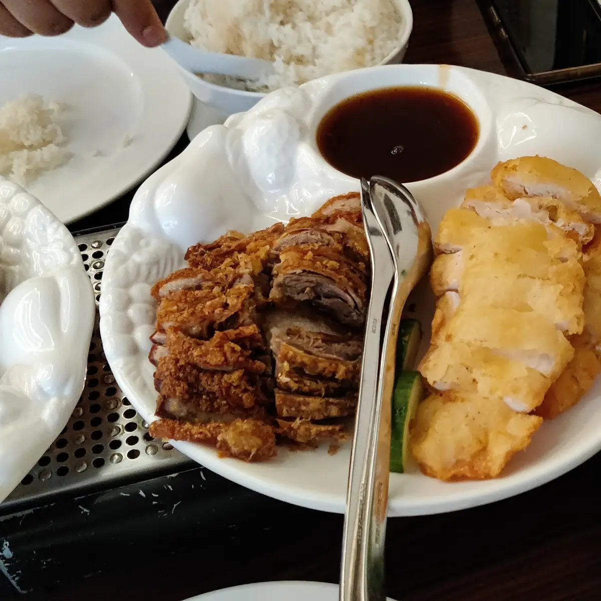 Crispy Duck and Chicken