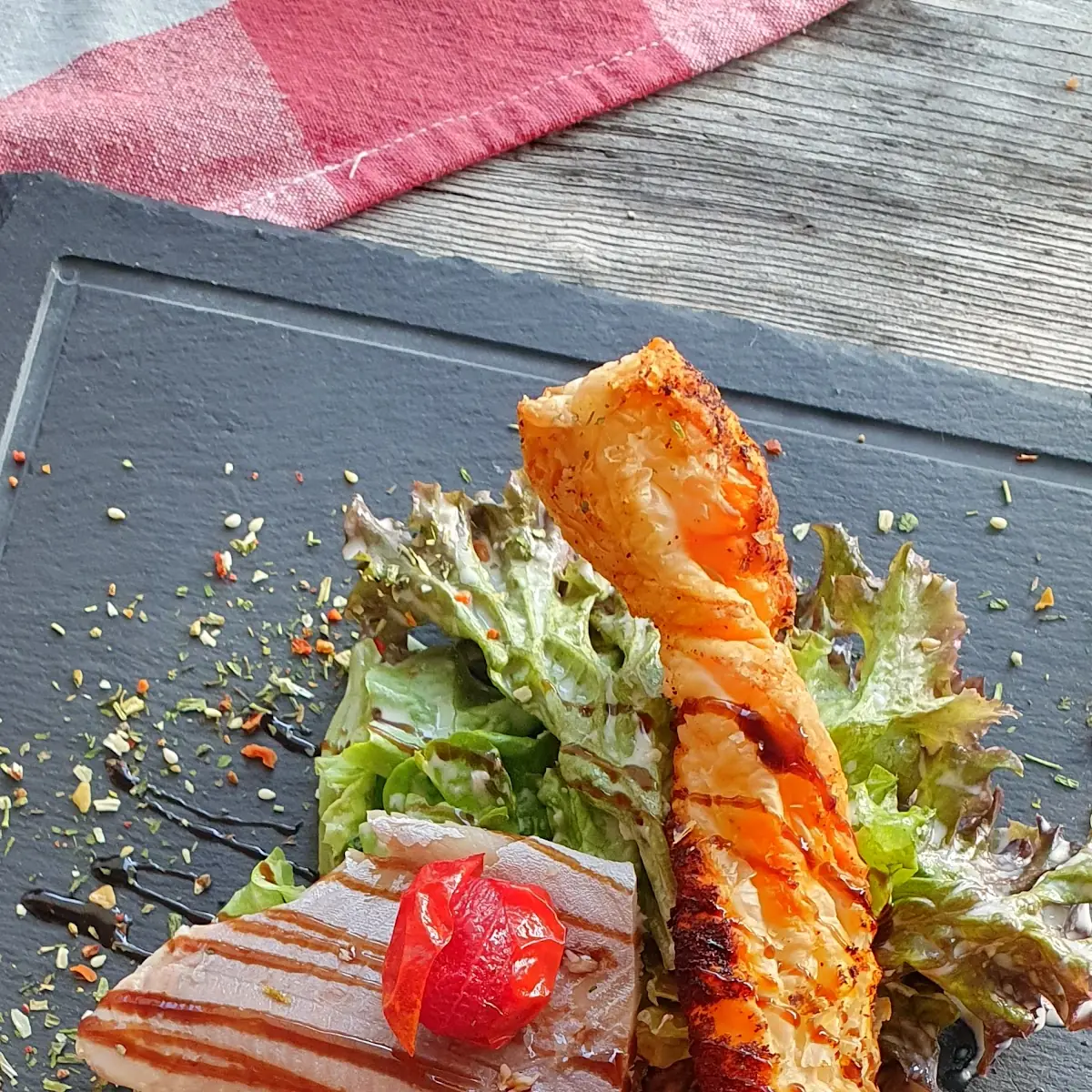 Gerookte Forelsalade