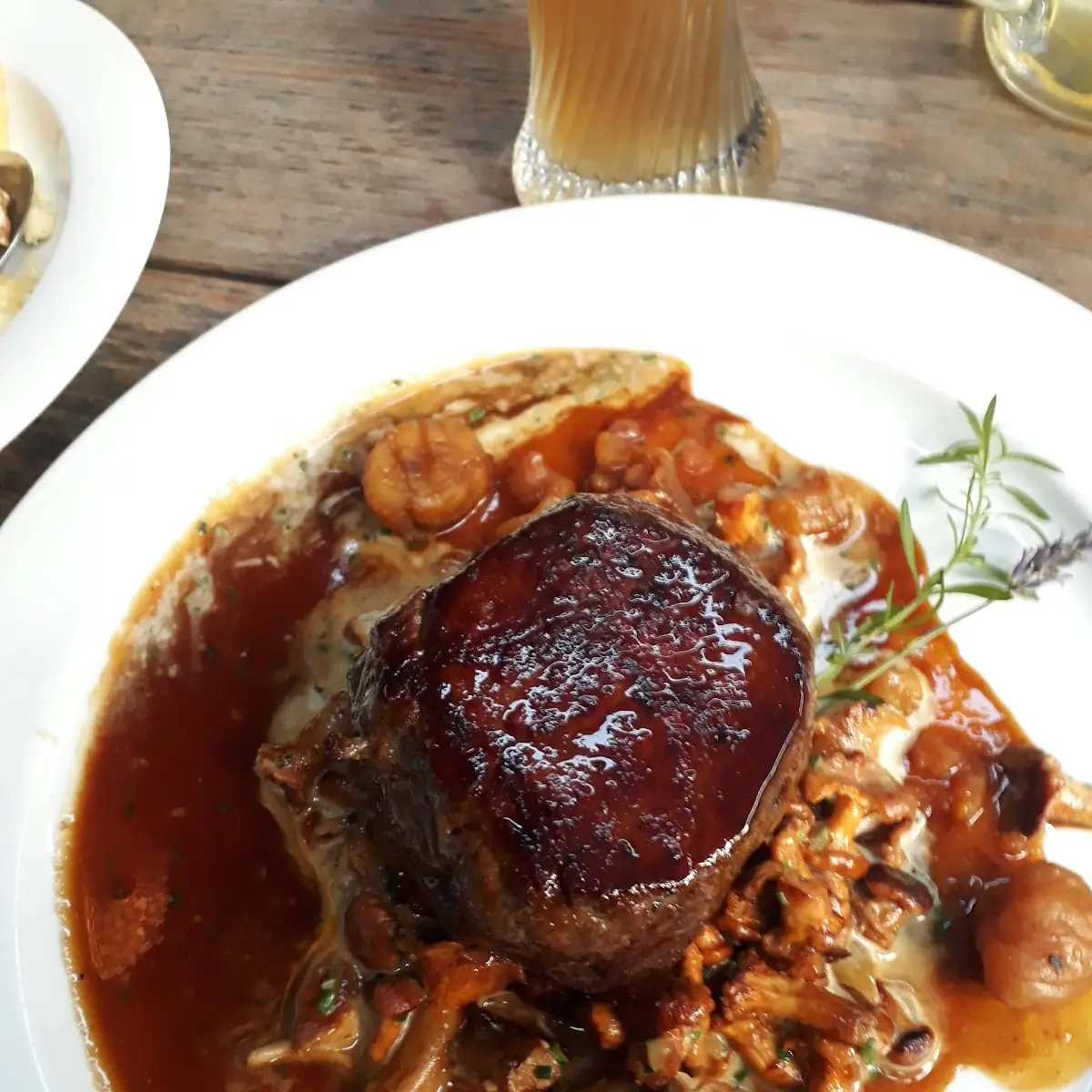 Hirschrückensteak