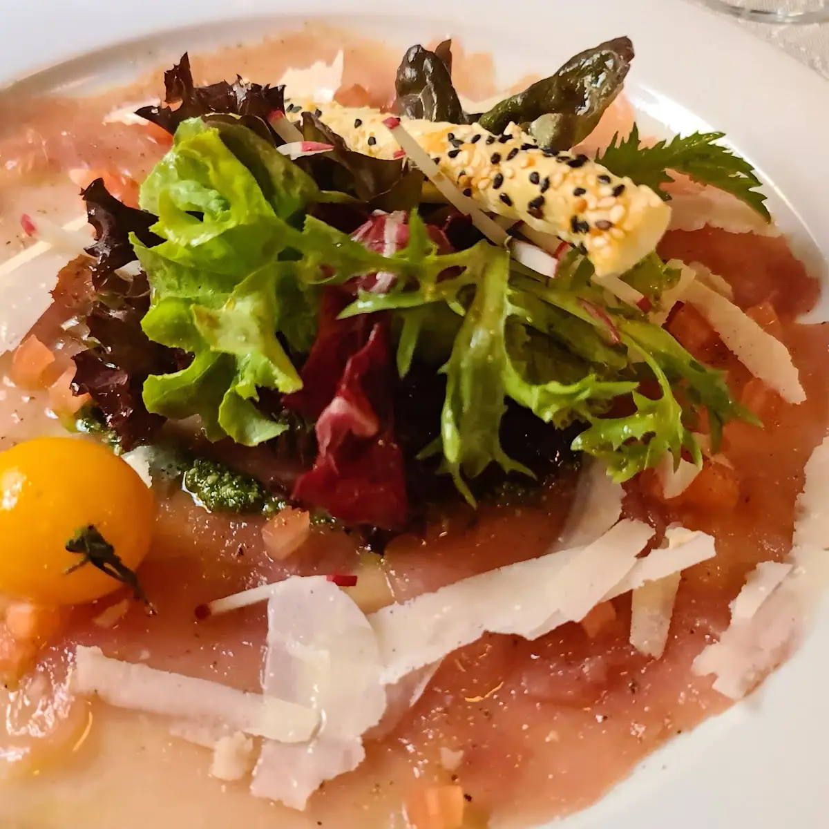 Thunfisch Carpaccio
