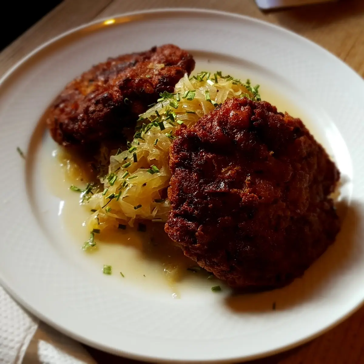 Kaspressknödel Mit Sauerkraut