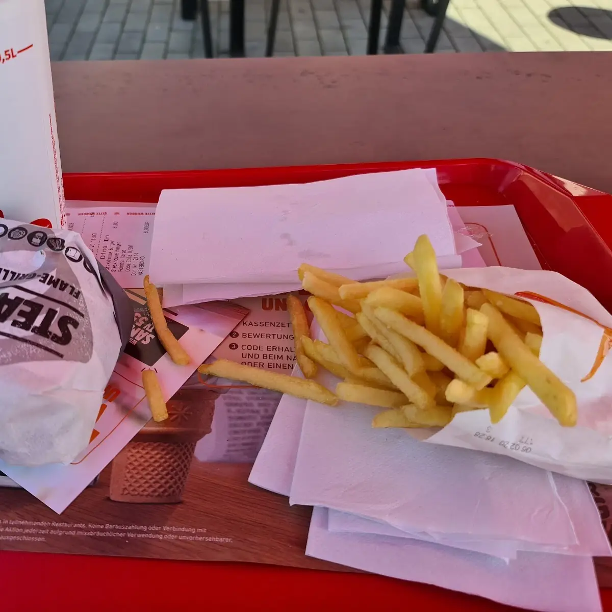 Whopper Mit Pomes