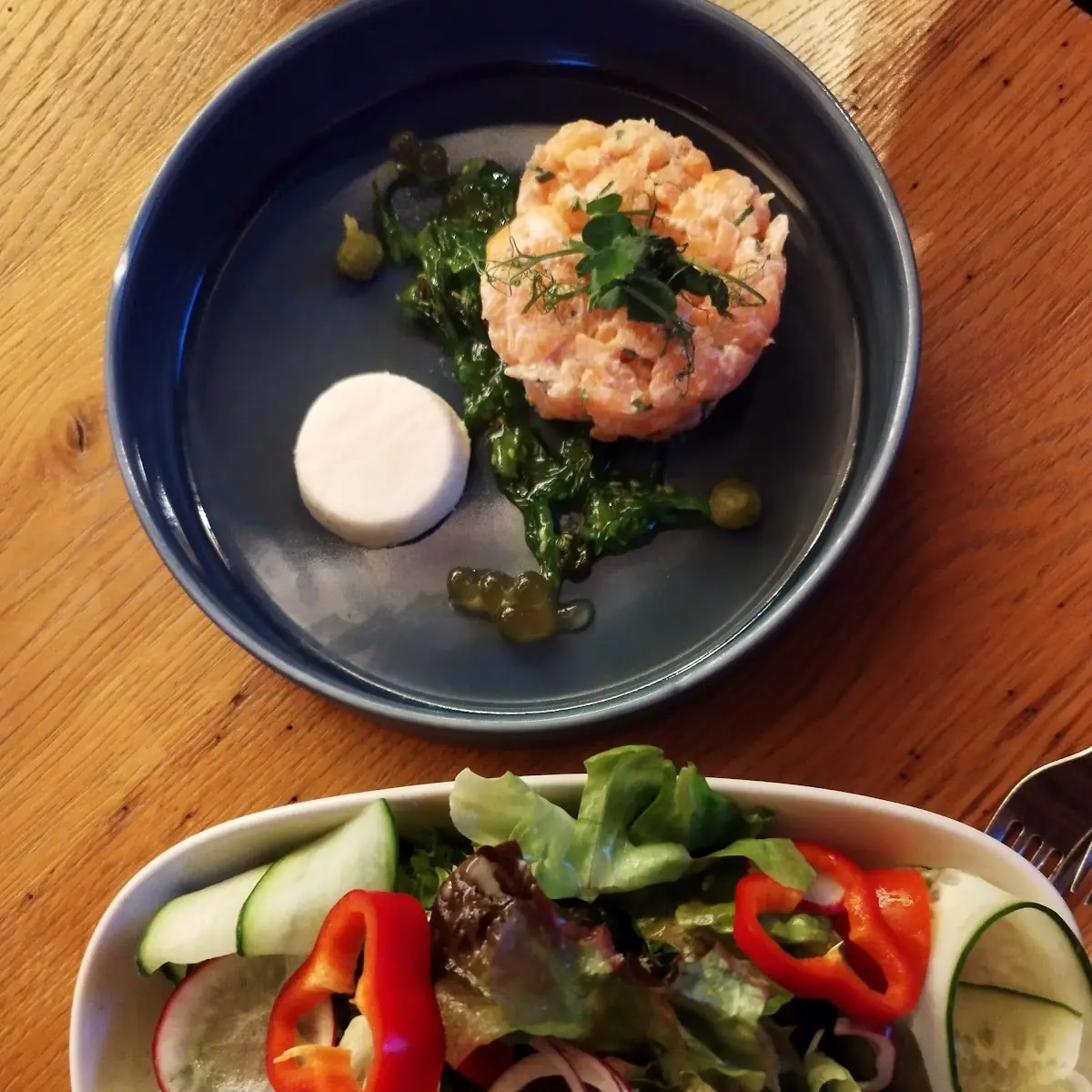 Lachstatar &Salat