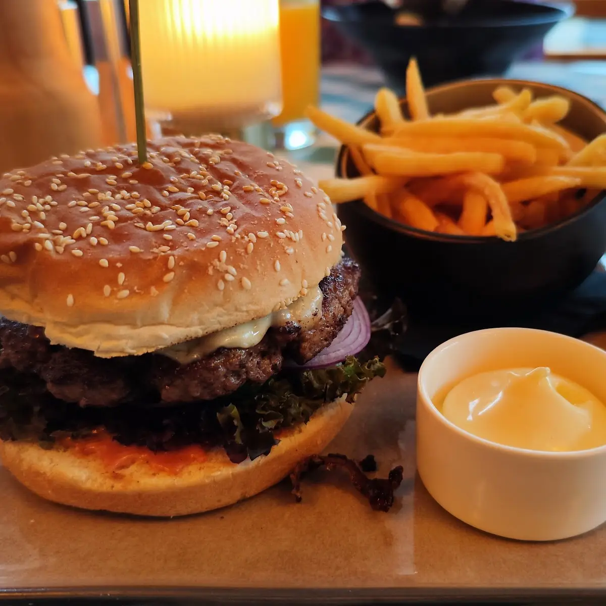 Marius Burger Mit Pommes Frites