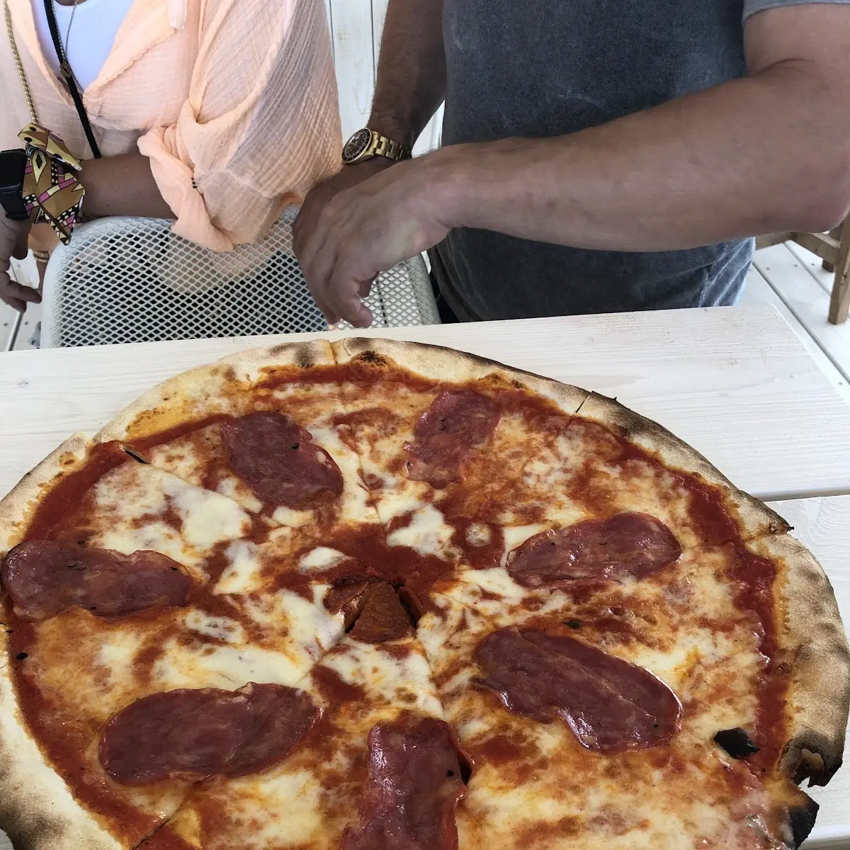 Verbrannte Pizza