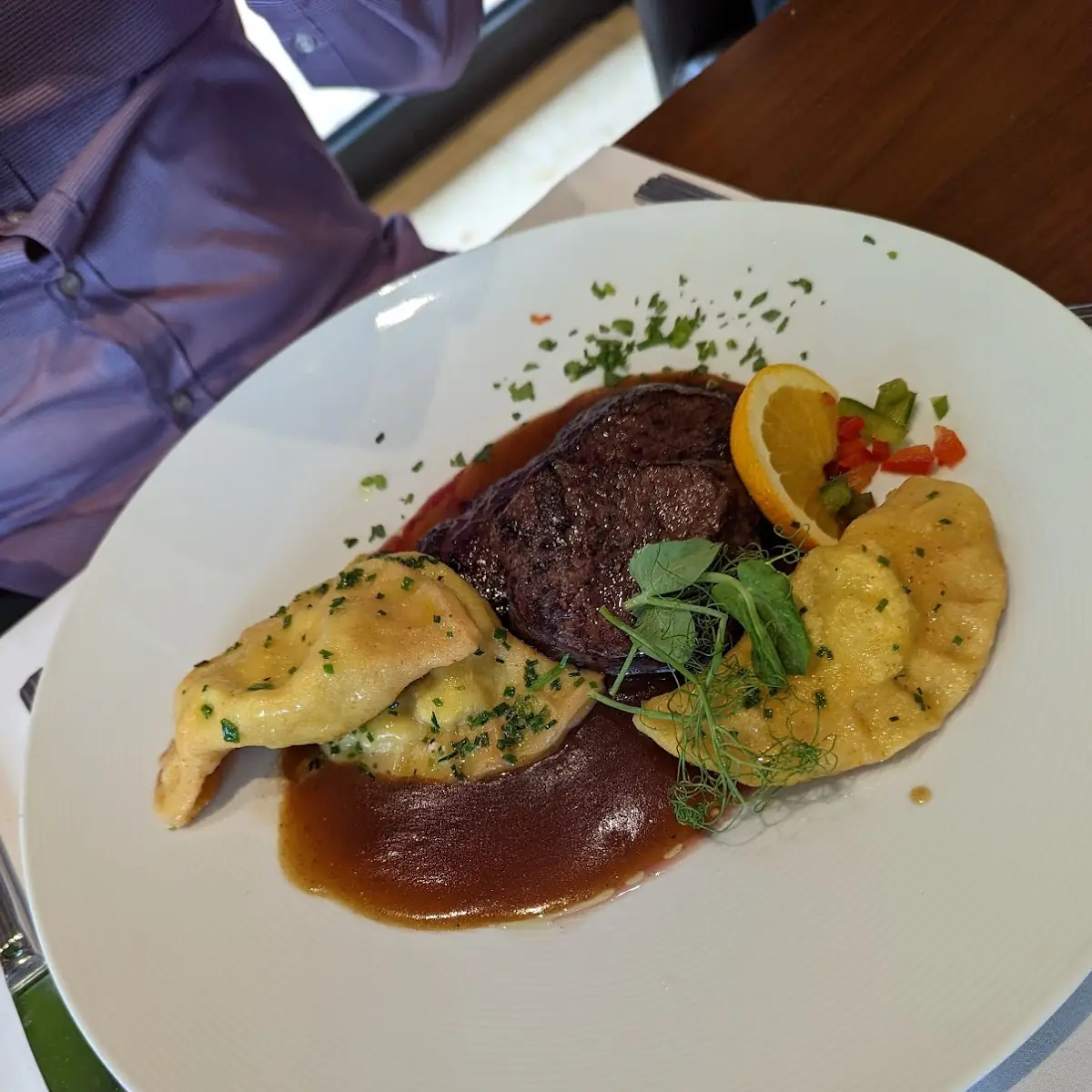 Hirschsteak