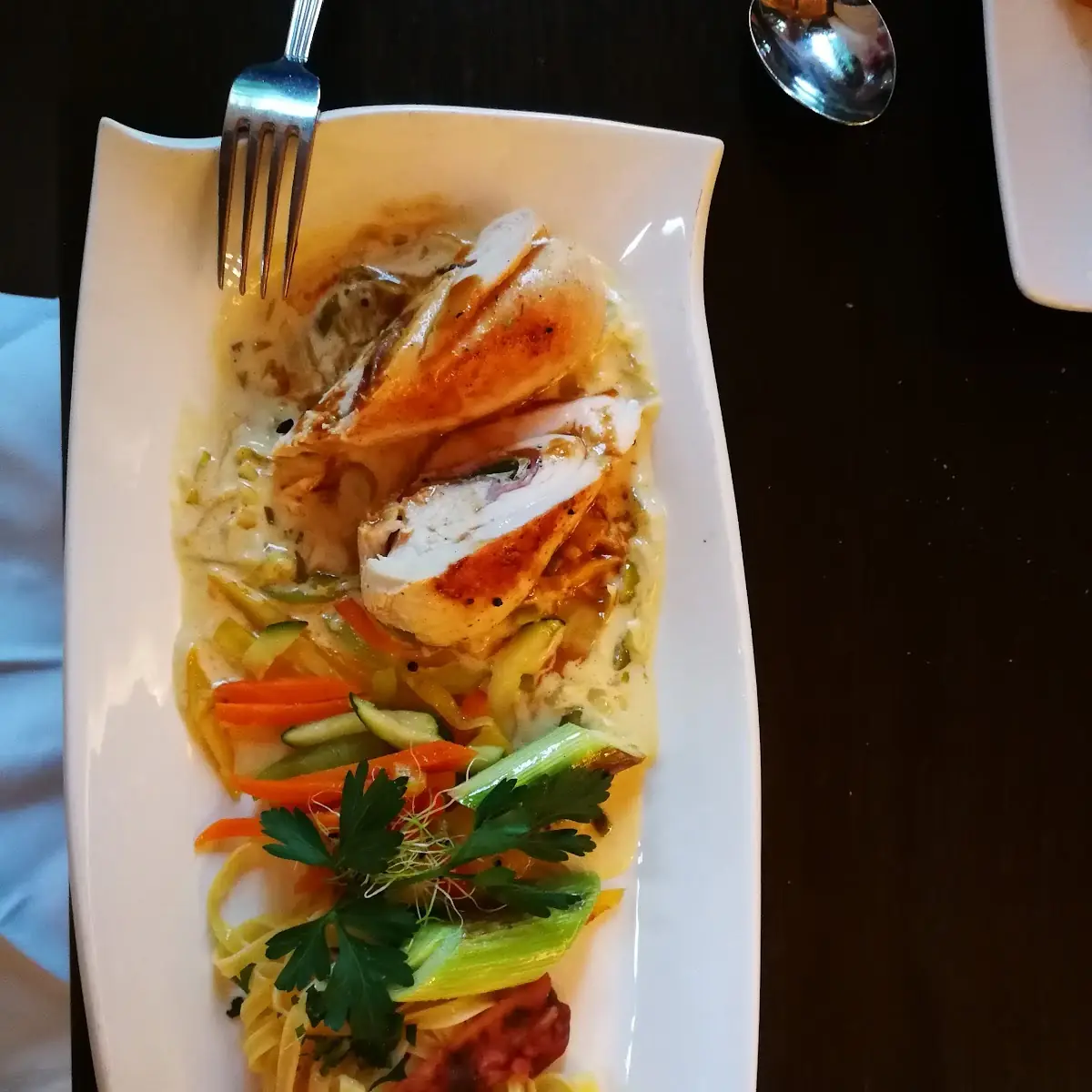 Hühnerfilet Mit Schinken Und Salbei Gefüllt