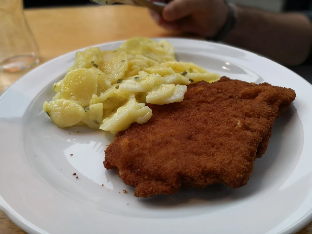 Schnitzel Mit Kartoffelsalat