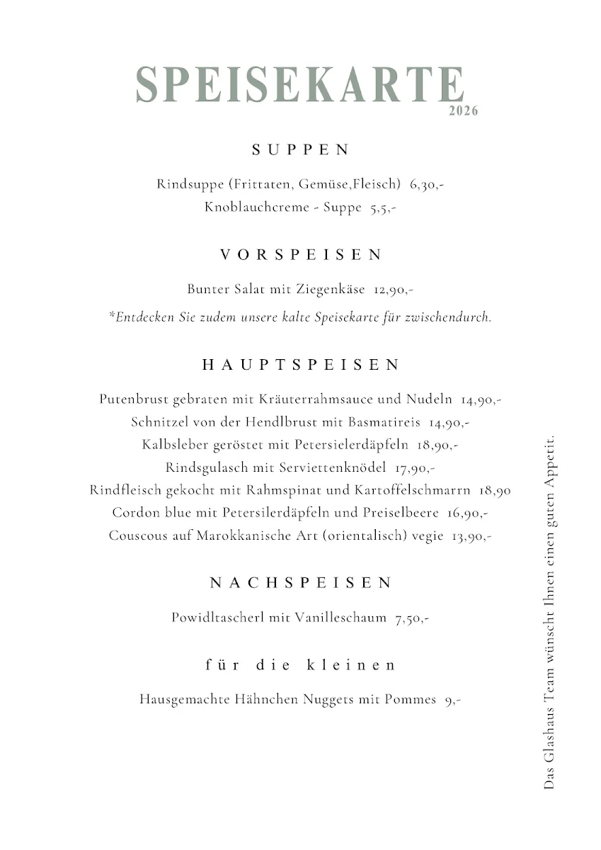 Speisekarte photo 1