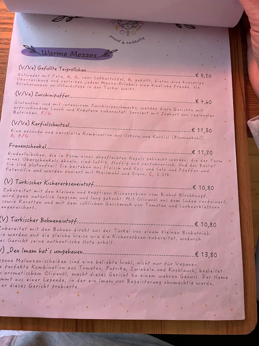 Speisekarte photo 1