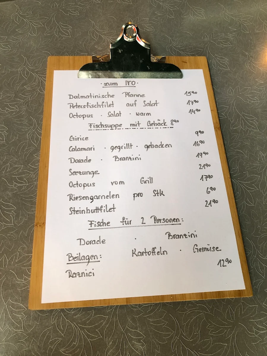 Speisekarte photo 2