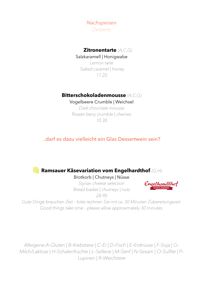Speisekarte photo 1