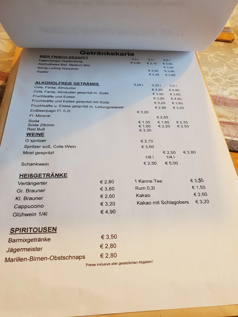 Speisekarte photo 4