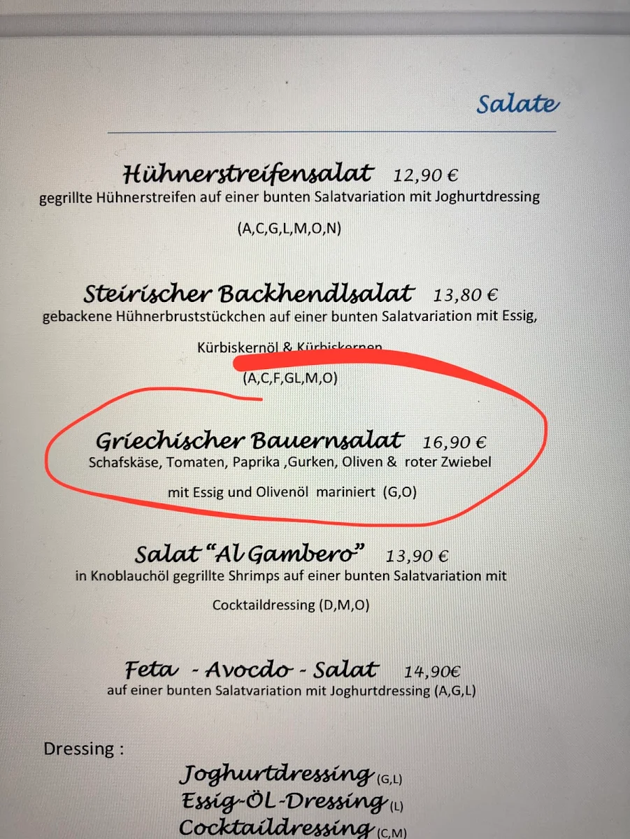 Speisekarte photo 2