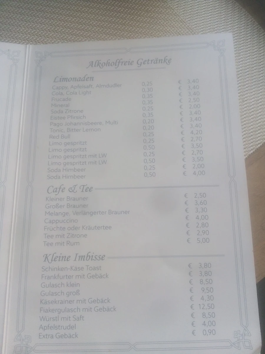 Speisekarte photo 1