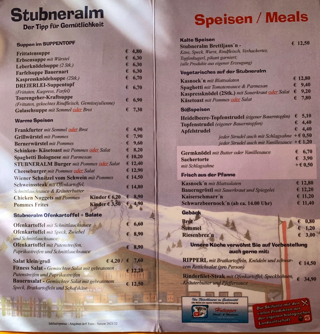 Speisekarte photo 3