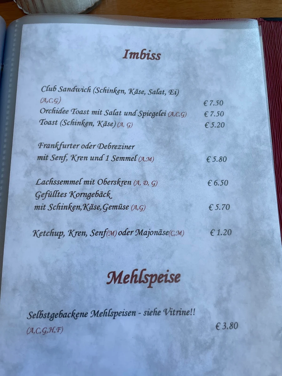 Speisekarte photo 2