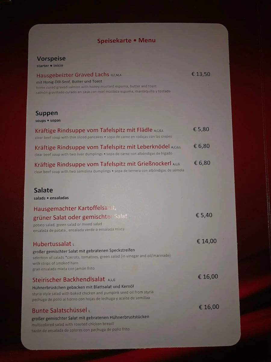Speisekarte photo 5