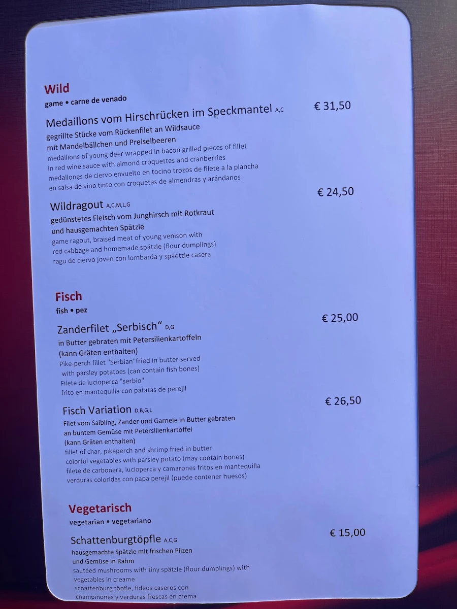 Speisekarte photo 8
